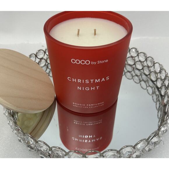 COCO BY STONE SMELLS LIKE CHRISTMAS BOUGIE PARFUMEE CANDLE - Picture 2 of 3